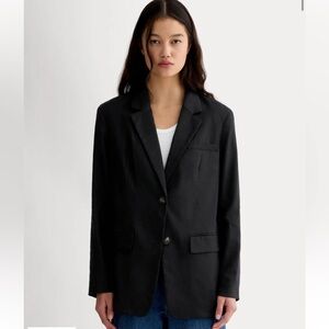 EVERLANE THE OVERSIZED BLAZER IN BUTTERSMOOTH SIZE 12